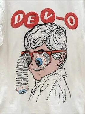 Devo Band “Slinky Eyes” Graphic T-Shirt Size XL New